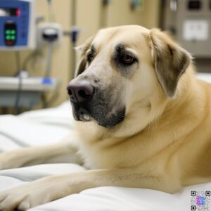 Anatolian Shepherd in hospital