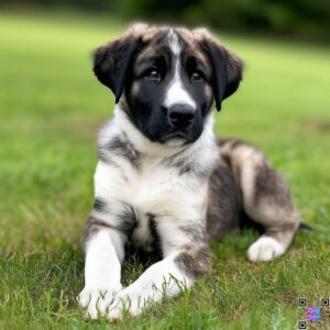 Black and White Anatolian Shepherd Mix, Brindle Mix