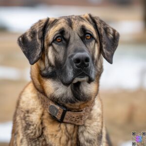 /image The Anatolian Shepherd Collar Mix Brindle Mix