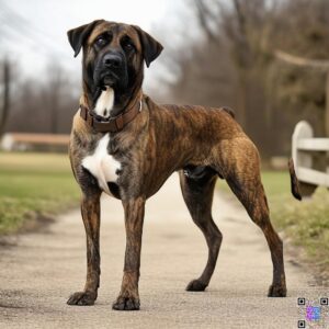 /image The Anatolian Shepherd Collar Mix Brindle Mix standing 