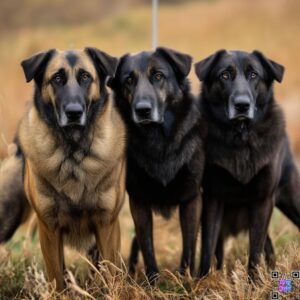  group of Dark Anatolian Shepherds 