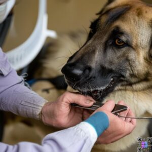 nail trimming of anatolian shephered