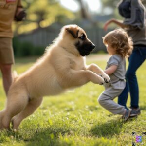 Anatolian Shepherd 4 Month Old Puppy playing