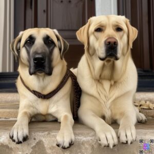 Anatolian Shepherd and Labrador Make a Perfect Pair