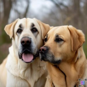 Anatolian Shepherd and Labrador Make a Perfect Pair