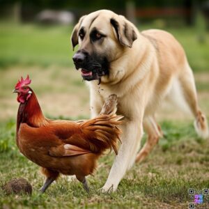 Anatolian shepherd killing chicken